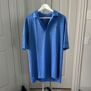 Callaway Striped Blue Polo Golf Shirt